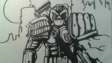 Judge Dredd - Speed-art (by Jokerada)