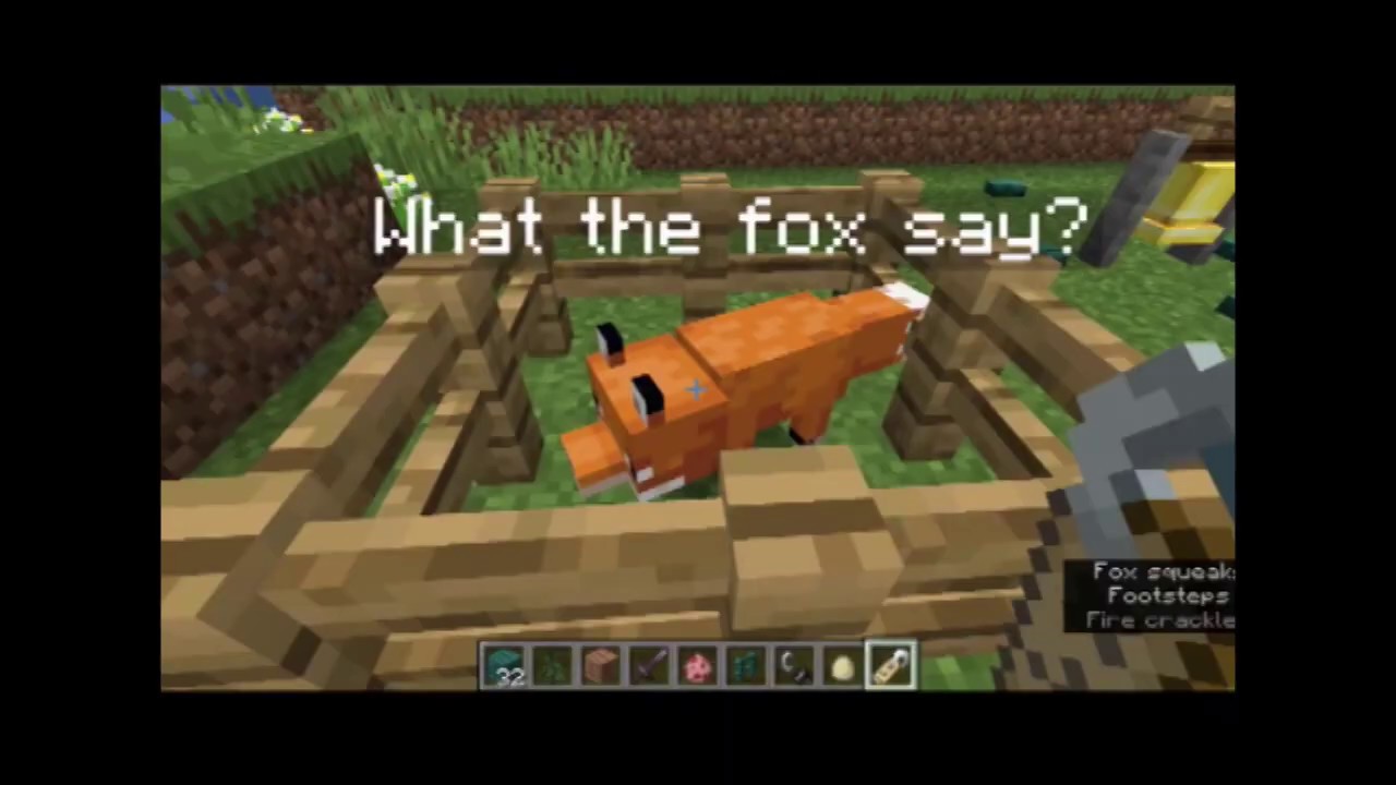 What Does The Fox Say Lyrics Minecraft