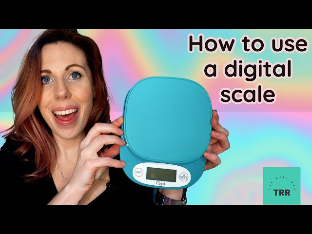 Hair Color Scale for Weighing and Measuring Hair Dye