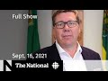 CBC News: The National | Sask. COVID-19 restrictions, Airport concerns, At Issue