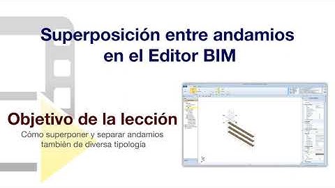 Tutorial de CerTus SCAFFOLDING - Superposición entre andamios en el Editor BIM - ACCA software