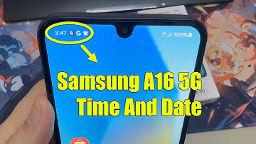 How To Set Time And Date in Samsung Galaxy A16 | Samsung A16 5G Time And Date