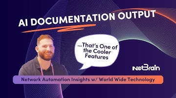 Network Automation Insights with World Wide Technology