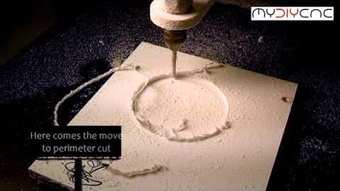 MyDIYCNC Tutorial 1  simple coaster