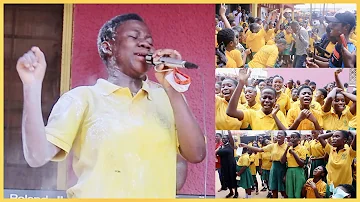 ALL JOY!! ODEHYIEBA PRISCILLA & FELLOW BECE CANDIDATES WORSHIP AND PRAISE GOD AFTER EXAMS