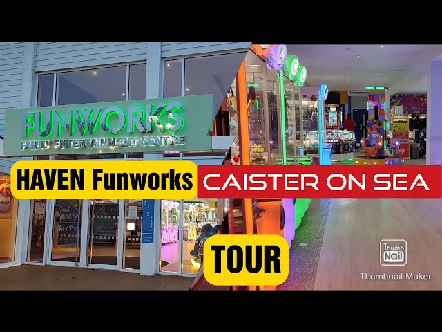 HAVEN Caister On Sea Funworks Tour Review Amusement arcade 👍👍 ☺️ Facilities class=