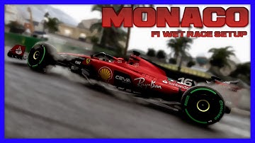 F1 23 Monaco WET Race Setup F1 2023 Formula 1 2023