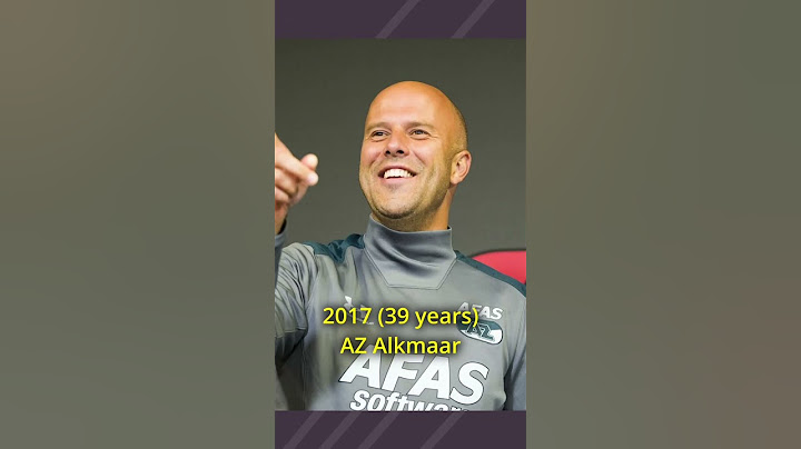 Evolutie van Arne Slot 1995 - 2024 #voetbal #liverpool #premierleague #arneslot