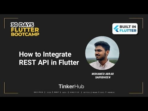 How to Integrate REST API in Flutter | 30 Days of Flutter - YouTube