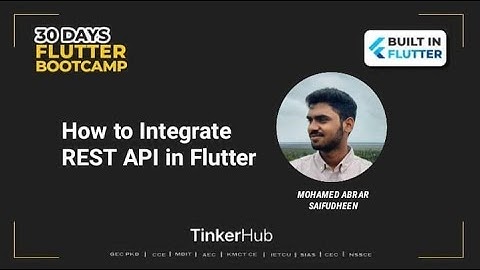 How to Integrate REST API in Flutter | 30 Days of Flutter