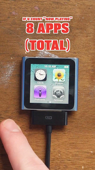 iPod Nano 6th generation is NOT an apple watch (but it does look like one!)