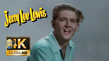 Jerry Lee Lewis AI 4K Colorized Enhanced - 🔥🔥🔥 Great Balls of Fire 🔥🔥🔥1957