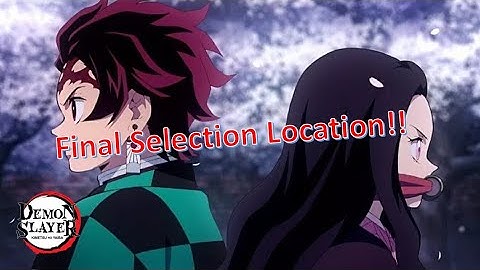 Roblox Demon Slayer RPG 2 - Final Selection Location