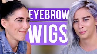 ATTEMPTING EYEBROW WIGS (Beauty Break)