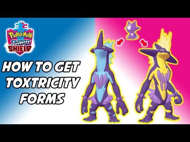 Onde ganhar um Toxel e como evoluir pra Toxtricity forma Amped ou Low Key  em Pokémon Sword e Shield! 