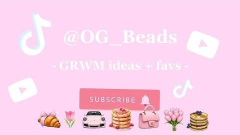 Aesthetic GRWM ideas! 🌷|| Youtube shorts + tiktok || tags 🏷️: #skincare #makeup #vlogs #ogbeads 