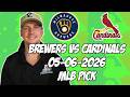 Milwaukee Brewers vs Saint Louis Cardinals 5/6/26 MLB Pick & Prediction | MLB Betting Tips