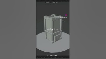 Mideval defence tower WIP blender 3d model stylized #animation #cartoons #blender3d #reel
