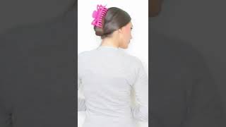 Clutcher hairstyle for long hair | cute hairstyle #clutcher #clawclip #viralshort