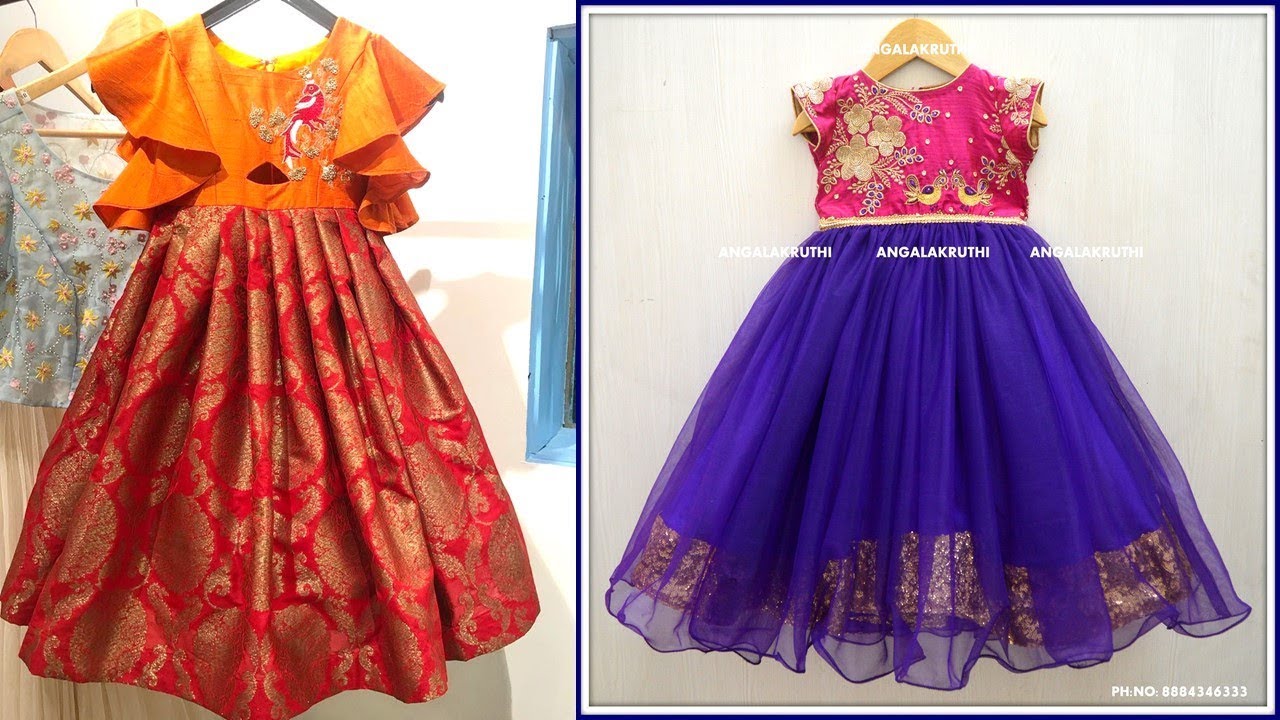 long frock designs for kids