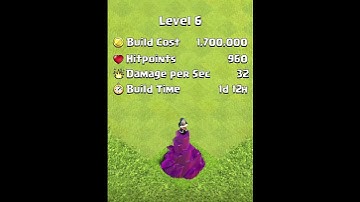 Wizard Tower Level 1 to level 14 Seamless #clashofclans #shorts #wizardtower