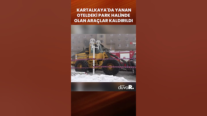 Kartalkaya'da yanan oteldeki park halinde olan araçlar kaldırıldı #shorts