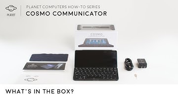 Cosmo Communicator How-To 00: What