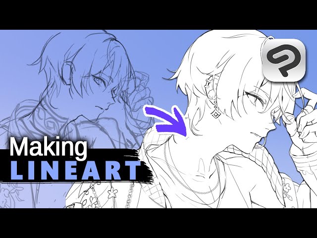 HOW TO: Making Lineart ✨ My 8 Favourite Tips  [Clip Studio Paint] class=