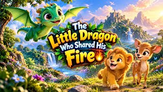 Details The little dragon 🐉 who shared his fire 🔥| Moral story ✨🧸🐣 Update