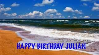 Julian Pronunciación en espanol   Beaches Playas - Happy Birthday