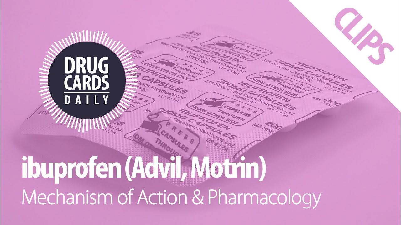 Ibuprofen Mechanism of Action & Pharmacology Drug Cards Daily Clips