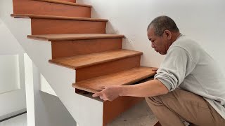 technology of installing wooden siding on concrete stairs new creative design for stairs