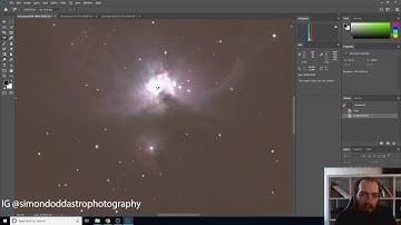 Editing the Orion Nebula in Photoshop