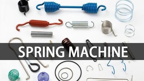 Automatic CNC wire spring bending and forming machine