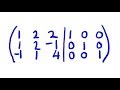 Inverse of 3x3 Matrix using Row Reduction