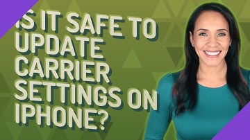 Is it safe to update carrier settings on iPhone?