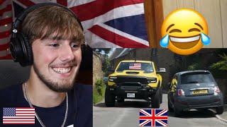 American Reacts to Driving a 3 Ton Pickup in Britain..