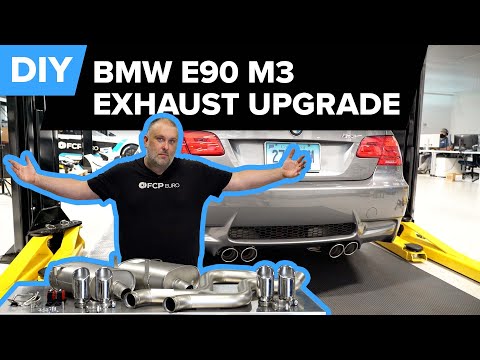 BMW E90 M3 Exhaust Replacement & Upgrade DIY (2008-2013 BMW E90, E92, E93 M3)