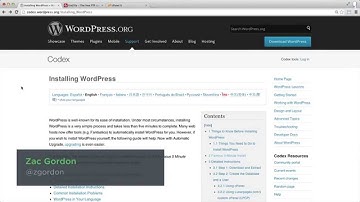 How to Install WordPress in Five Minutes