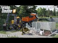 Demolishing house with VOLVO EWR 150E | Lawn Care on Ellerbach | Farming Simulator 19 | Episode 10