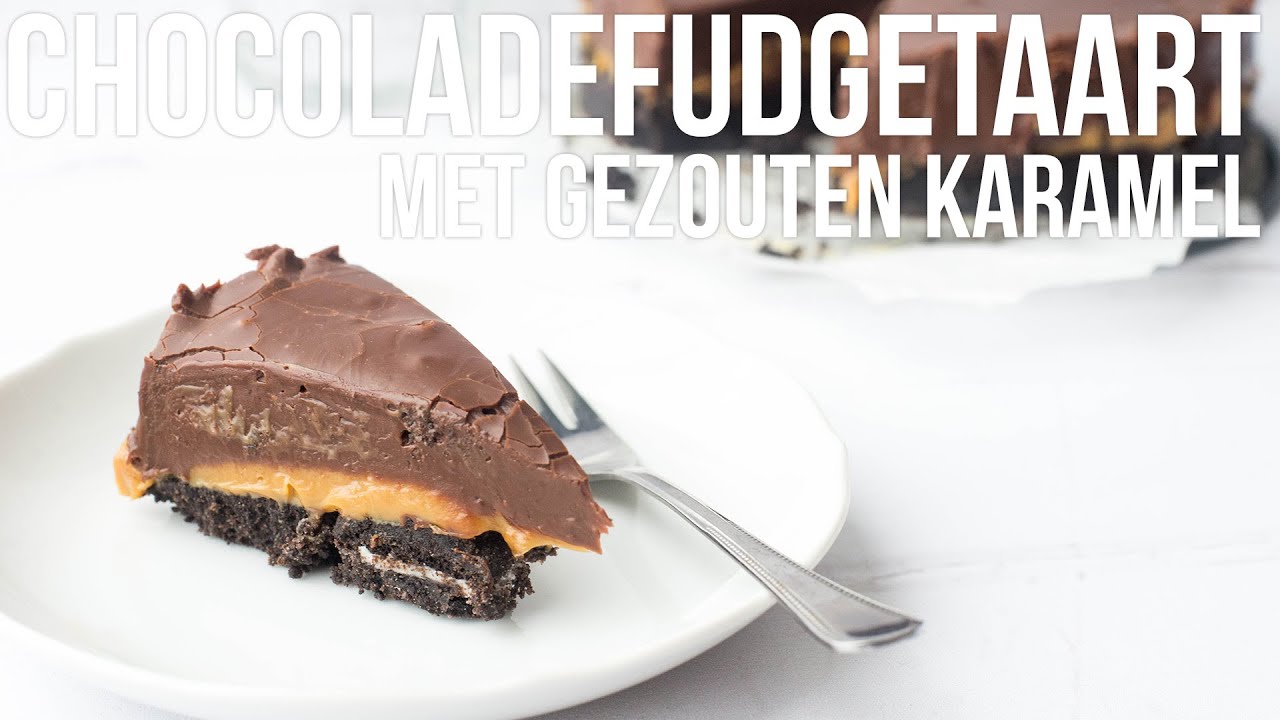 JARIG! + RECEPT: Chocoladefudgetaart met gezouten karamel | OhMyFoodness