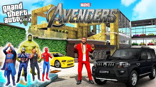 Avengers House Destroy Emotional Video Franklin Making New Avengers Tower and Collecting Cars GTA 5