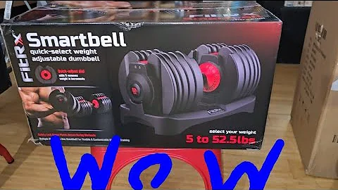 Goofin With 5-52.5lb FitRx SmartBell Adjustable Dumbbell (rough cut)