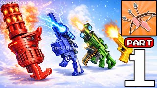 Weapon Evolution 3D Run Game Levels 1-4 Satisfying Gameplay
