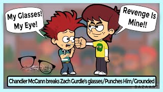 Chandler McCann breaks Zach Gurdle’s glasses/Punches Him/Grounded