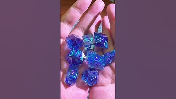 9 Polyhedral Resin D&D Dice Sets Nebula Edict Mirage #dice #ttrpg #dnd #diceset #dnddice