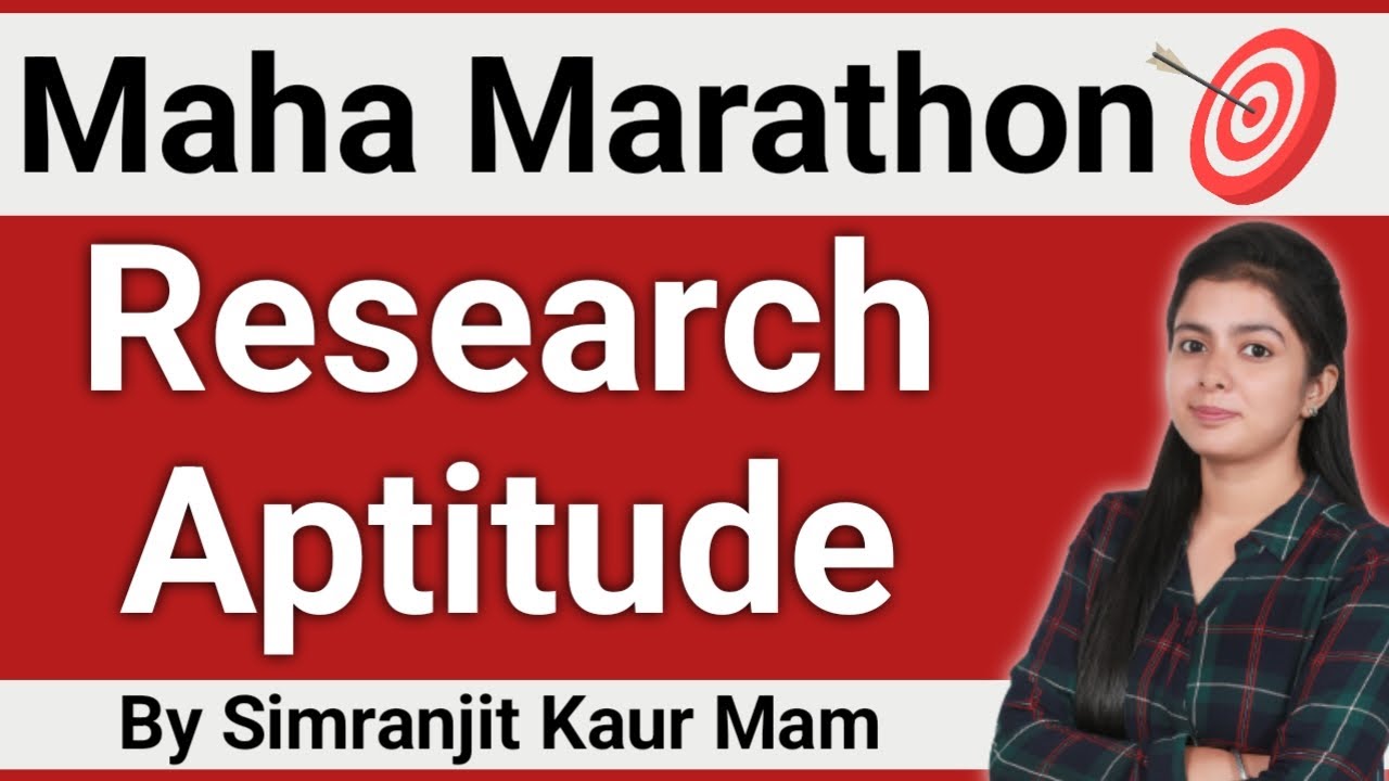 Research Aptitude Maha Marathon || Complete Research Aptitude Ugc Net By Simranjit Kaur Mam