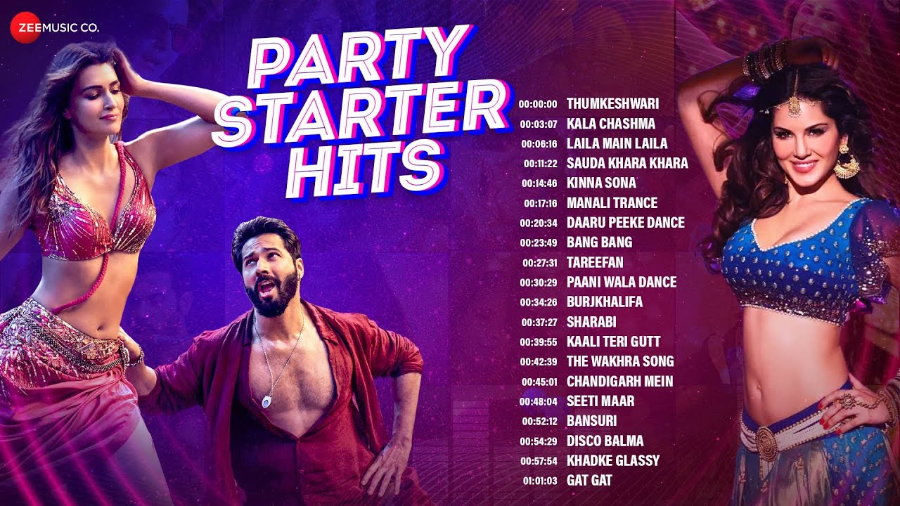 Party Starter Hits - Full Album | 20 Superhit Songs| Thumkeshwari, Kala Chashma, Manali Trance &