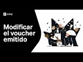 Modificar la info del voucher emitido