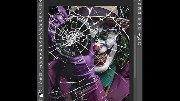 Photoshop Tips 2024 - How to Compositing a Glass Shatter Effect! #shorts #photoshop #tutorial